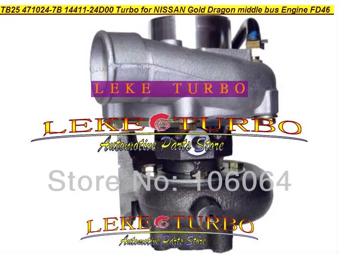 TB25 471024 7B 14411 24D00 1441124D00 турбо турбина для NISSAN HINO золотой дракон Средний автобус FD46