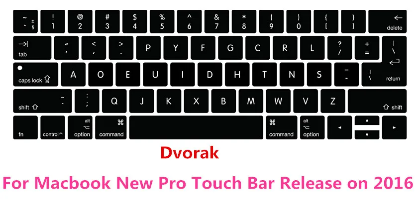 Для нового Macbook Pro 13 Сенсорная панель Защитная крышка для клавиатуры немецкий