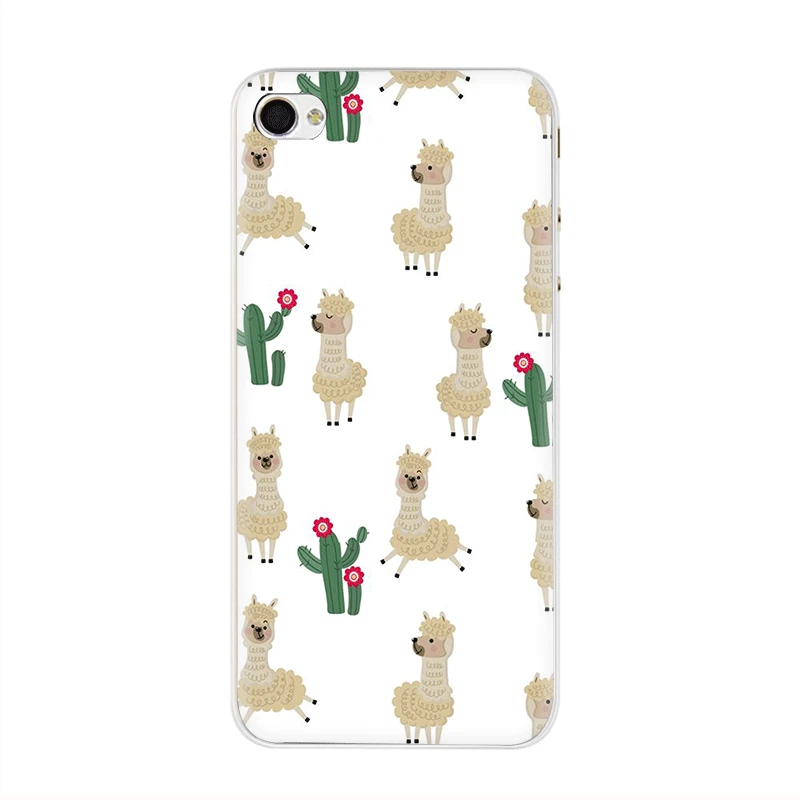 H2 Каваи милый лама Альпака животные жесткий чехол для телефона iphone 5 5s 5C SE 6 6s 7 8 plus X XR XS 11 Pro Max - Цвет: H2