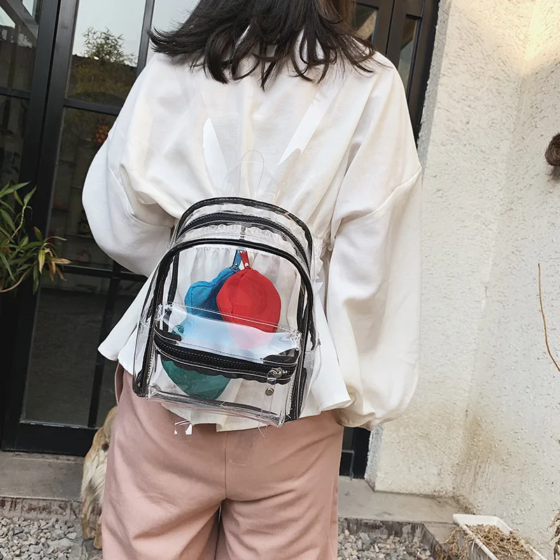 Модный прозрачный рюкзак для женщин школьный ранец детей и студентов | Багаж
