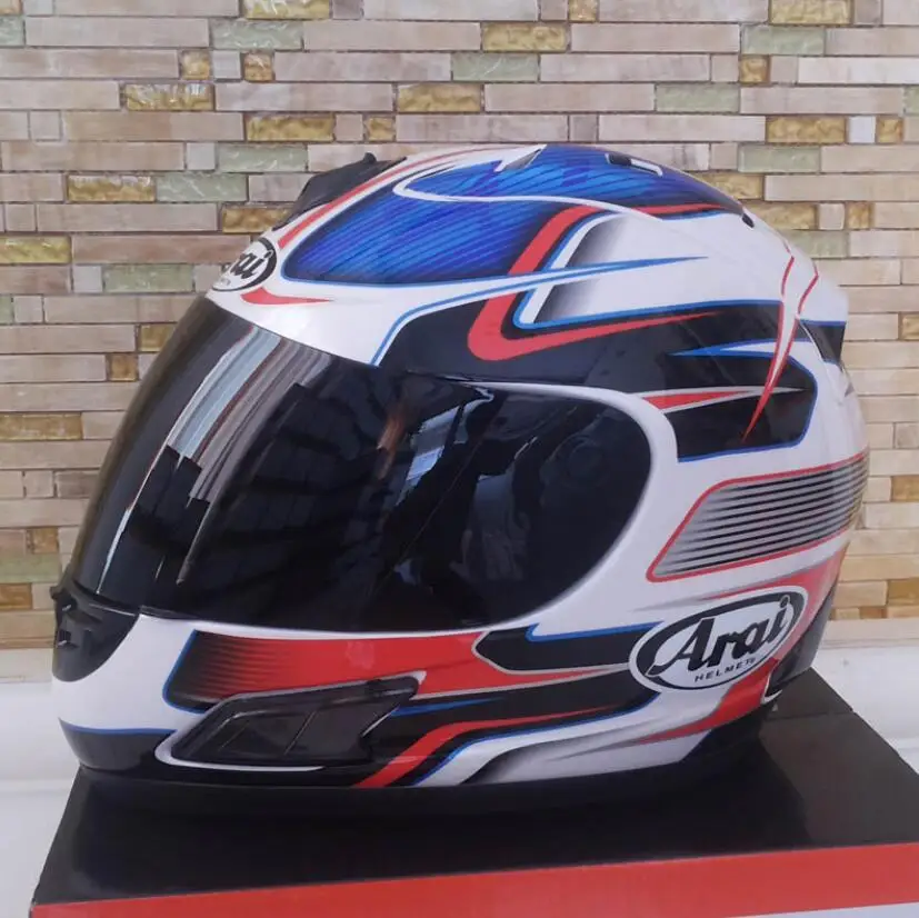 Горячая распродажа! Arai шлем rx7-top RR5 мотоциклетный шлем гоночный шлем полнолицевой емкостный мотоциклетный, емкостный - Цвет: 3