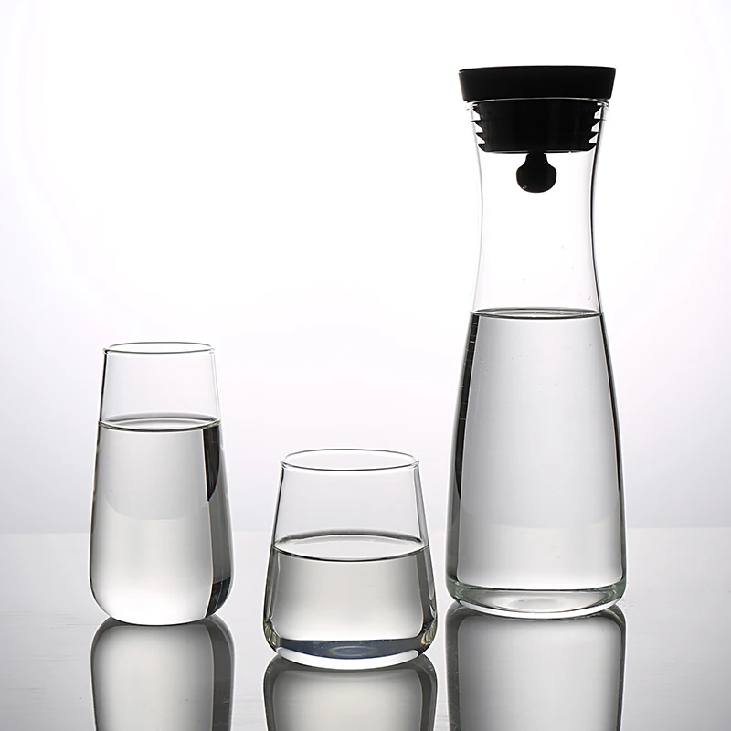 Емкостью 780ml1200ml1800ml толстые стеклянные горшки для холодной воды термостойкий