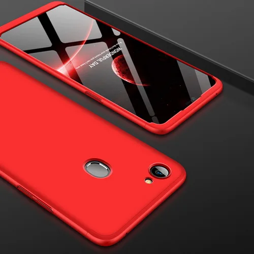 Полная защита 360 противоударный чехол для OPPO F7 жесткий матовый задняя крышка Fundas