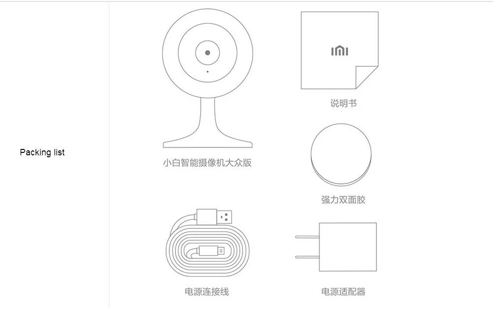Оригинальные смарт-камеры Xiaomi Mijia, 720P HD, беспроводная, Wi-Fi, инфракрасная, ночное видение, детский монитор, 100,4 градусов, домашняя камера, новинка