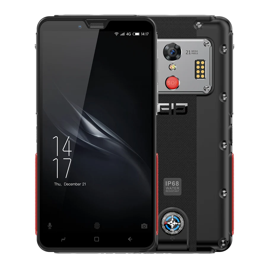 Elephone Soldier 5 ''Android 8 0 смартфон 4 Гб 128 ГБ MTKX25 Deca core 16:9 полноэкранный 5000 мАч