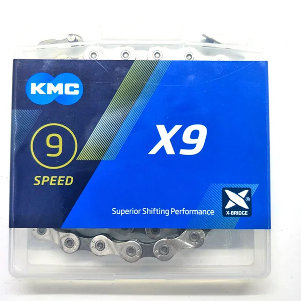 X9 Kmc инструмент для демонтажа цепи велосипеда(X11.93 X11 X10 X9 Z9 X8 Z8 цепи 116 118L ссылки цикл переключатель цепи, 8, 9, 10, 11, скорость MTB цепь для дорожного велосипеда - Цвет: X9