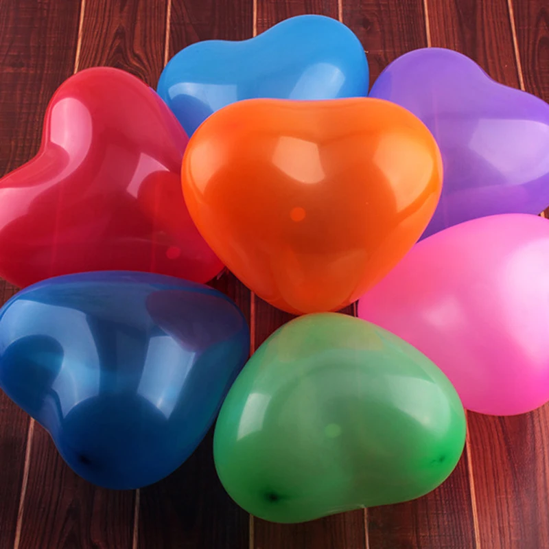 Высокое качество 12 дюймов сердце шары латексные День рождения Свадебные