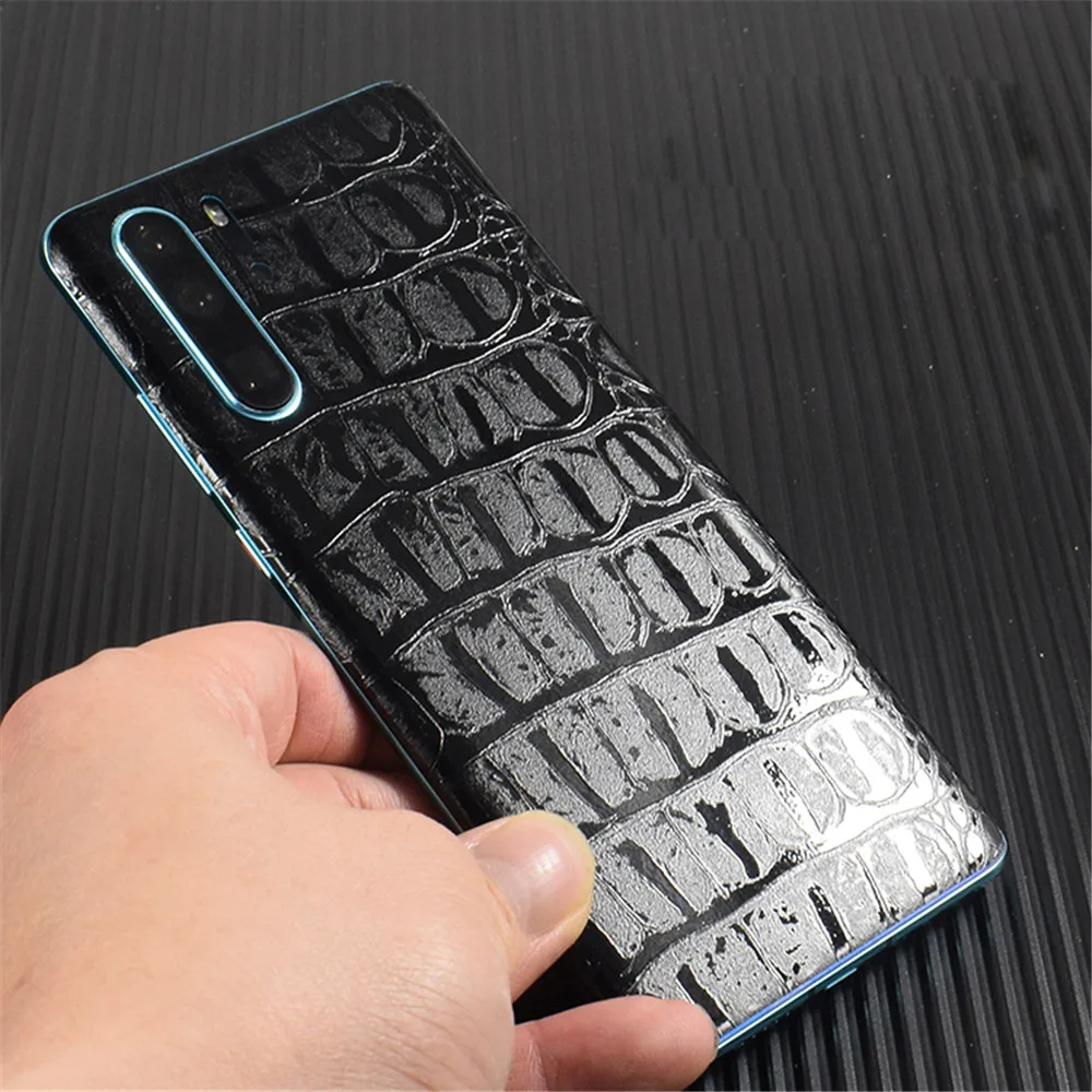Back Cover Soft Film For Huawei P30 Pro Lite 3D Camo Armor Crocodile Wooden Skin Body Sticker P30Pro P30Lite |