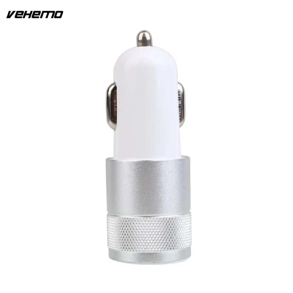 Vehemo Dual USB Автомобильное зарядное устройство Quick Charge 2 0 2.1A мобильный телефон