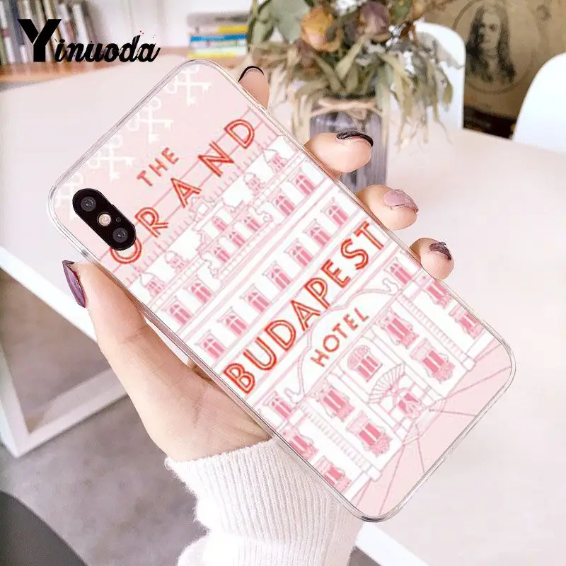 Yinuoda Wes Grand Budapest отель мягкий чехол для телефона из ТПУ чехол для iPhone 8 7 6 6S Plus 5 5S SE XR X XS MAX 10 чехол