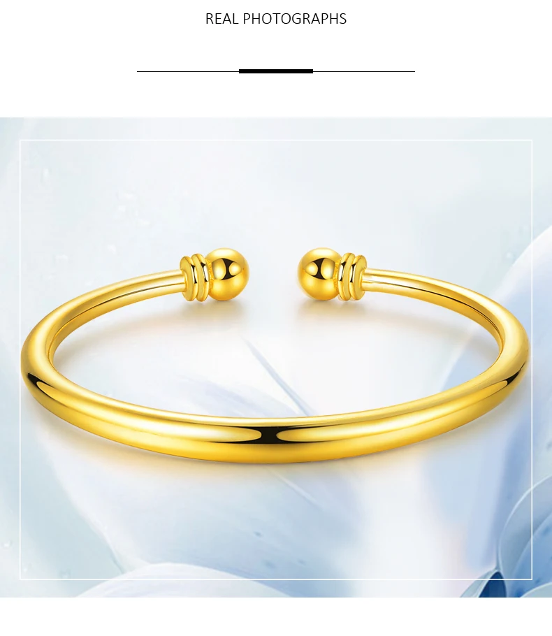 HMSS 24K браслет из чистого золота Настоящее 999 цельный золотой браслет высококлассный красивый романтический, модный Классический ювелирный браслет Лидер продаж Новинка