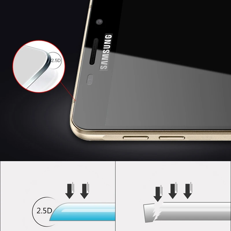 Для samsung Galaxy A5 полное покрытие экрана протектор 9H закаленное стекло защитное покрытие защитная пленка на 5 7 A520 A520F