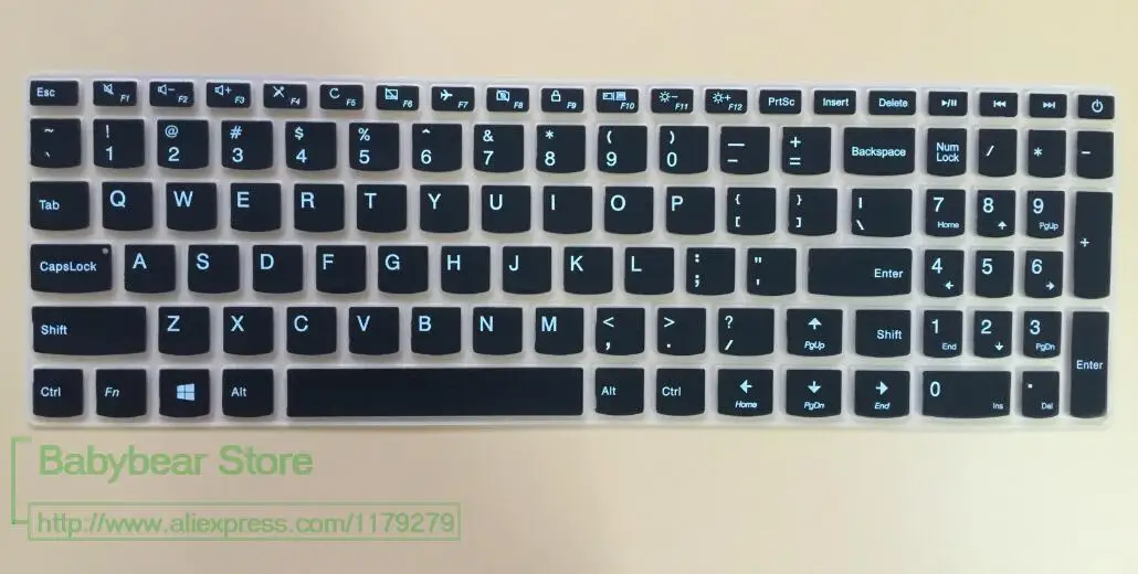 15 6 силиконовая защитная накладка на клавиатуру Защитная пленка для Lenovo ideapad V310