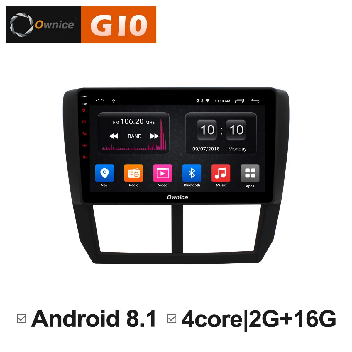 Ownice C500 + G10 Android 8 1 Core автомобильный DVD плеер с gps навигатором Радио стерео для Subaru