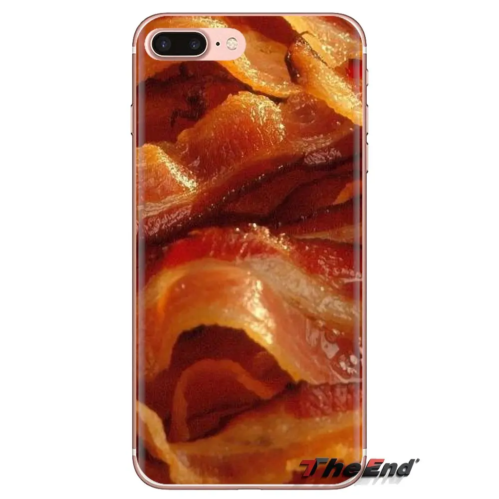 Силиконовые чехлы для Huawei G7 G8 P7 P8 P9 P10 P20 P30 Lite Mini Pro P Smart Plus 2017 2018 2019 Love Delicious Bacon Poster |