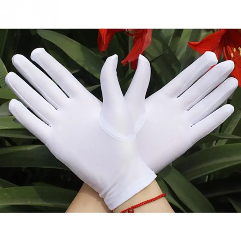 Женские модные летние Суперэластичные однотонные рандовые перчатки для