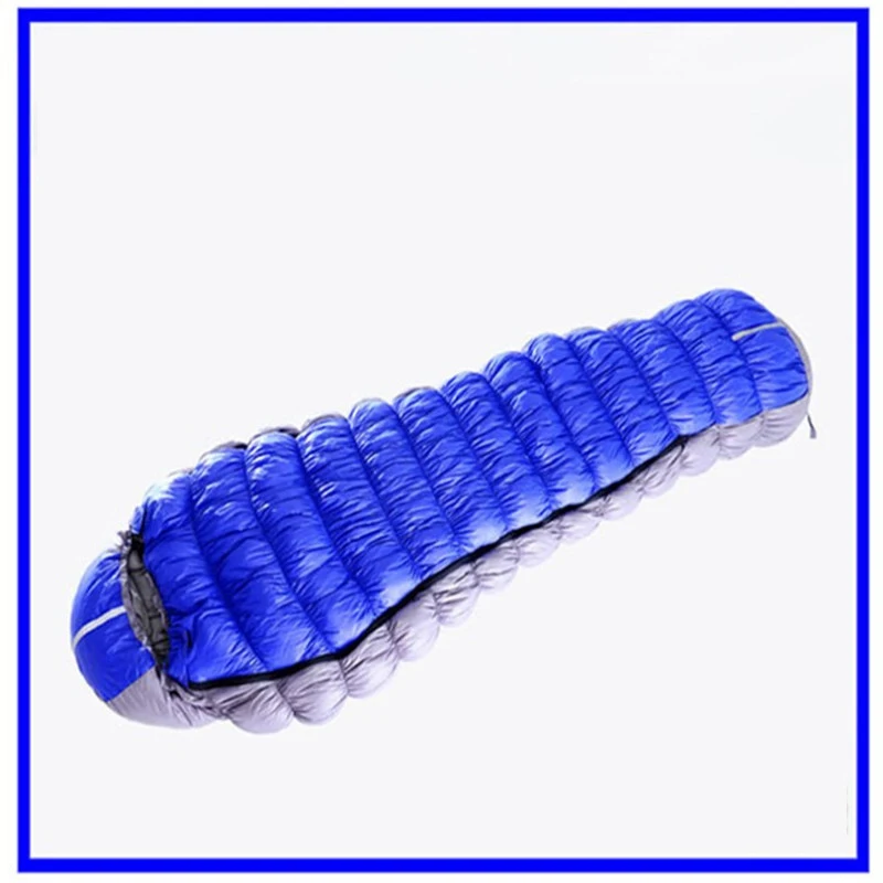 Caterpillar Sleeping Bag Adult Mummy Outdoors Camping Trip Super Warmth Men Women 90% White Duck Down S567 | Спорт и развлечения