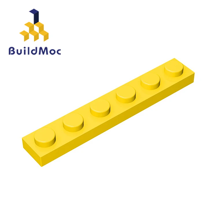 BuildMOC совместимые с сборными элементами пластина 3666 1x6 для строительных блоков