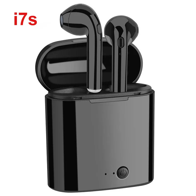 i7s black I7s i11 TWS мини беспроводные Bluetooth наушники для Iphone samsung Android pk i10 tws i12 tws - Цвет: i7s black