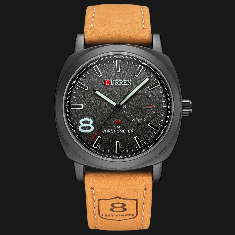 CURREN повседневные мужские часы лучший бренд класса люкс кварцевые