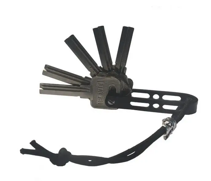 EDCGEAR мульти смарт брелок для ключей с бусы на веревочке металлические подвески Skul