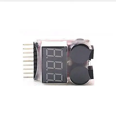 Цифровой 2 в 1 сигнализация с низким зуммером BB 1S 8S Lipo Li on Fe RC измеритель напряжения
