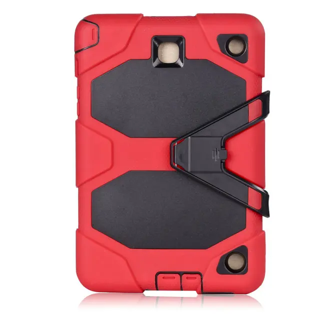 3 в 1 армированный силиконовый гибридный прочный чехол с подставкой для больших
