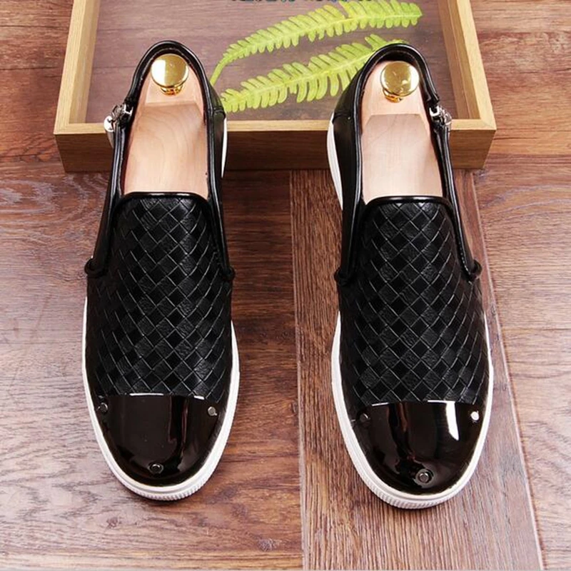Италия Стиль Мужчины Slip-on Мокасины Натуральная Кожа мужская Платье Обувь