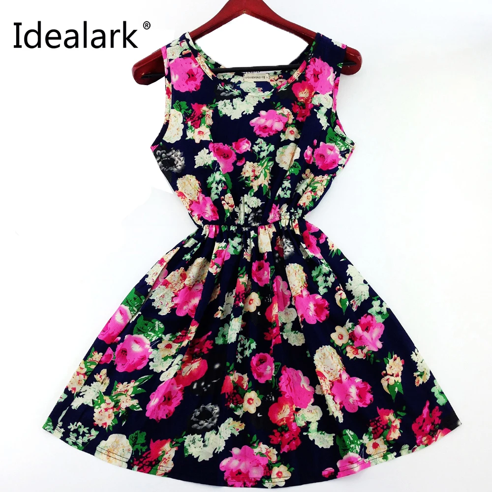 2017 vestidos mujer Женская одежда кружевное шифоновое платье с принтом повседневное