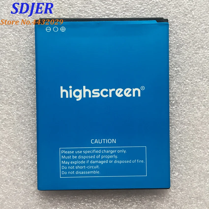 Высокое качество оригинал для Highscreen EASY S/PRO Easy S Сотовые телефоны 2200 мАч запасные