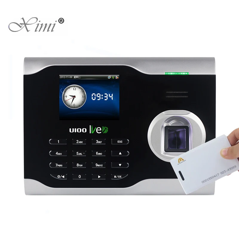 Система Linux LIVEID отпечаток пальца и 125 кГц RFID карты посещаемость времени U100