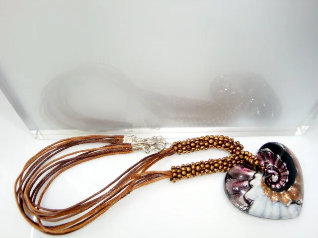 Fashion jewelry Coloured Glaze heart Pendant Necklaces Wholesale for man.necklaces jewelry.Free shipping.GN088 | Украшения и