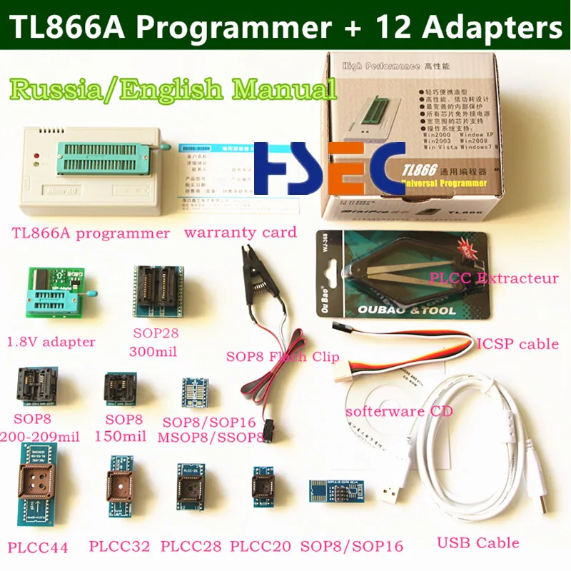 1,8 V SOP28 SOP8 PLCC44 32 28 20 IC экстрактор 12 ключевой программист адаптеры для сим-карт розетки для TL866CS TL866A EZP2010 RT809F RT809H программист