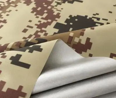 210DPU водонепроницаемое покрытие камуфляж ткань Оксфорд Открытый камуфляж тент ткань светильник вес TC00260 - Цвет: 02
