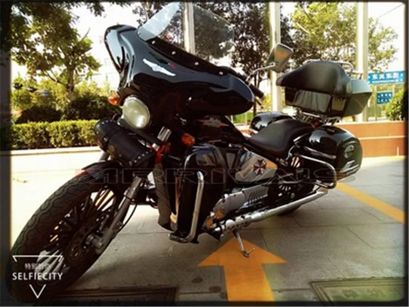 Окрашенные ABS Нижняя нога вентилируемый обтекатель для Harley Touring модели уличного Электра Glide Road King FLT FLHT FLHRC 1983-2013