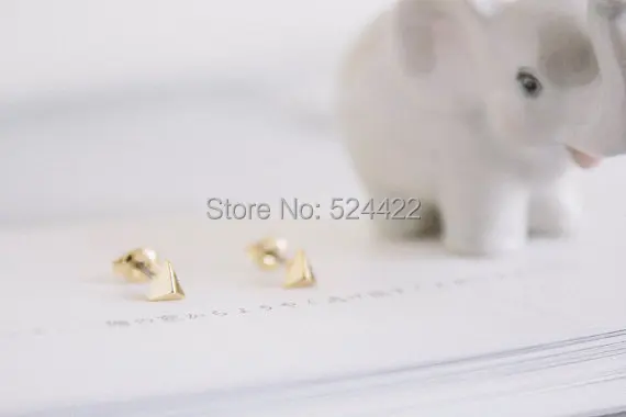 Серьги пусеты Shuangshuo женские геометрические в стиле панк|earrings for women geometric|triangle stud