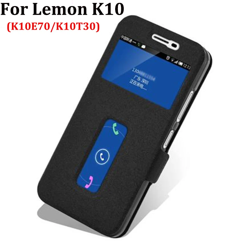 5 0 дюймовый чехол с открытым окном для Lenovo Lemon K10 K 10 чехлы из искусственной кожи