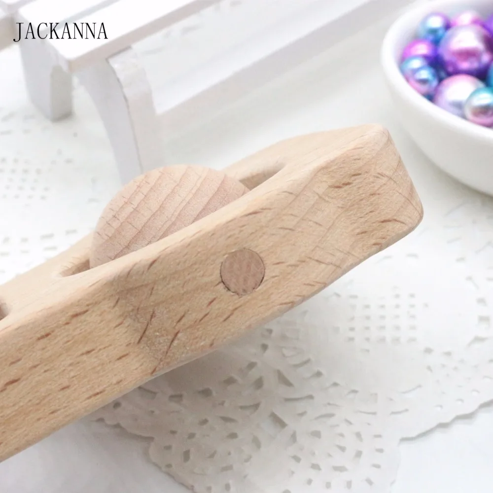 Буковая деревянная камера детская погремушка детские игрушки для прорезывания