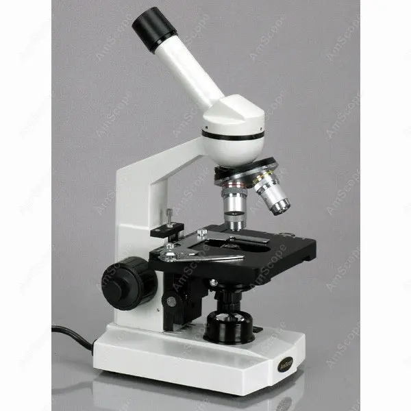 Монокулярный микроскоп-AmScope 40X-800X блочный микроскоп + 3D механический микроскоп.