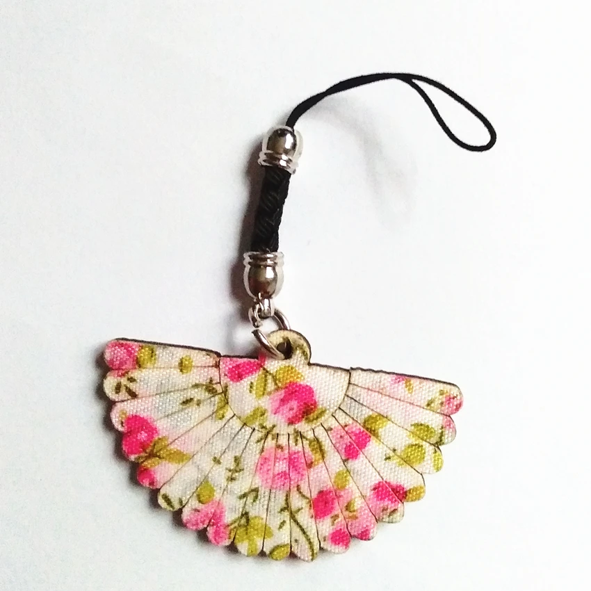 8 цветов паста с печатью на ткани дровяной печи вентилятор брелок мини цепочка