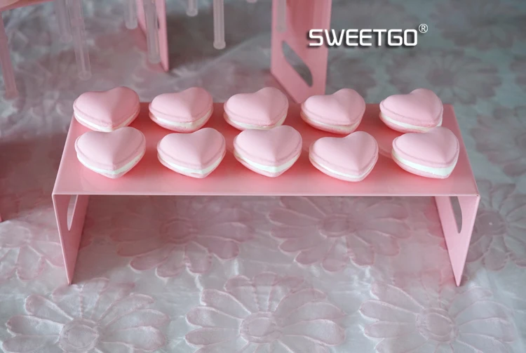 SWEETGO 10 отверстий puch Торт Стенд Макияж кисти хранения десерт декораторы украшения дома формы для выпечки Кухонные металлические аксессуары розовый