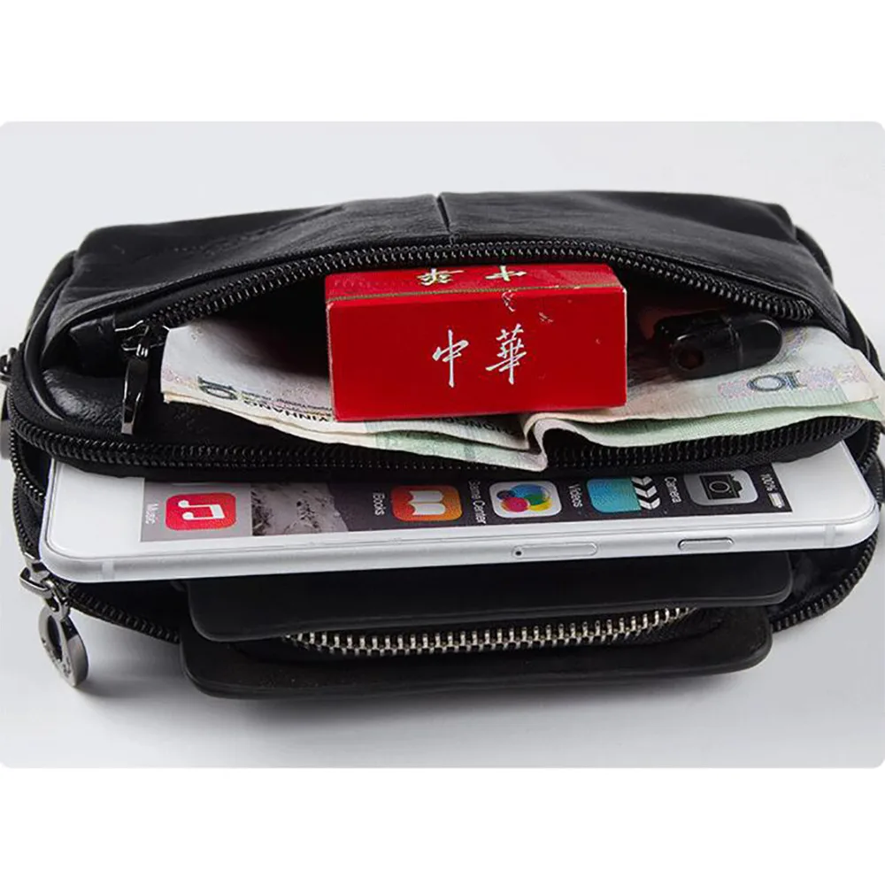 Повседневный деловой клатч из натуральной кожи для мужчин чехол сотового