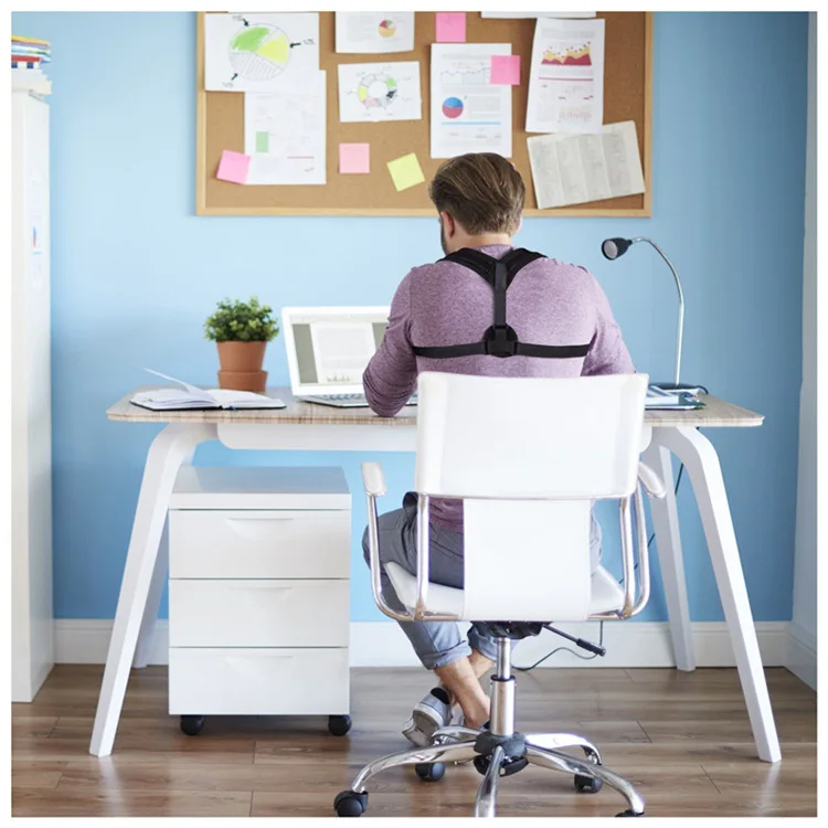 Регулируемая спинка Корректор осанки ключицы позвоночника плеча сзади Опора