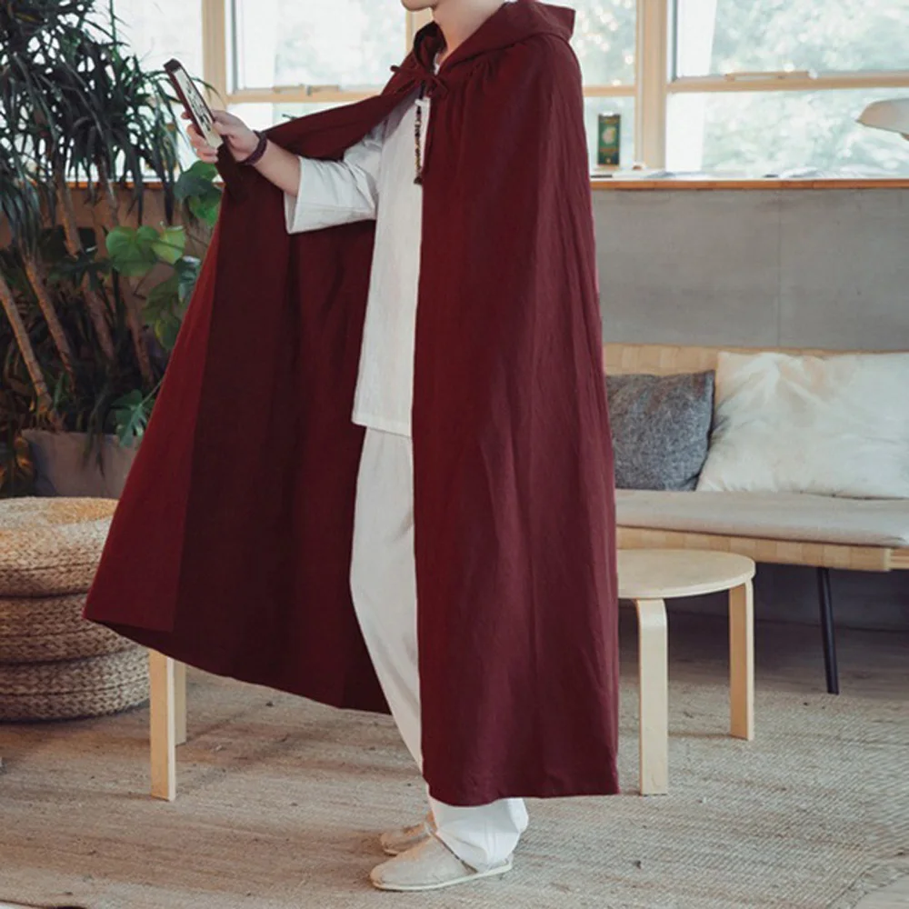 2019 Новое поступление мужские винтажные накидки повседневные свободные