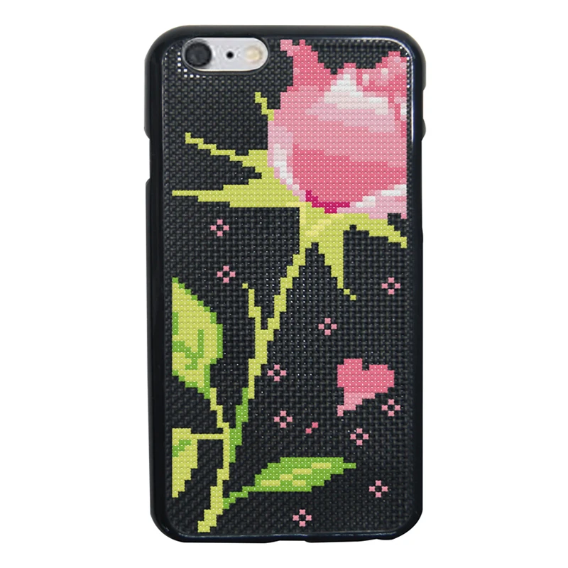 2 шт. разноцветные телефона Чехол DIY крестом пластиковые Материал держатель карты