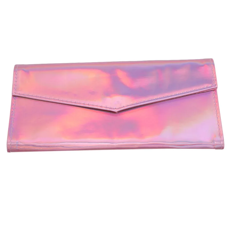 

New Arrival Pu Makeup Brush Pack Laser 10 Jacks Laser Makeup Brush Bag Fashion Symphony Color Dark Buckle Bag 2019 Hot Sale