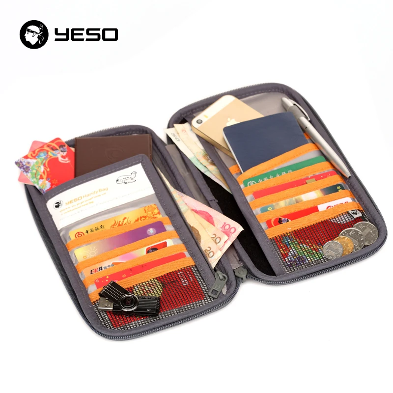 YESO брендовые аксессуары для путешествий Обложка паспорта сумка Льняная 2017 на
