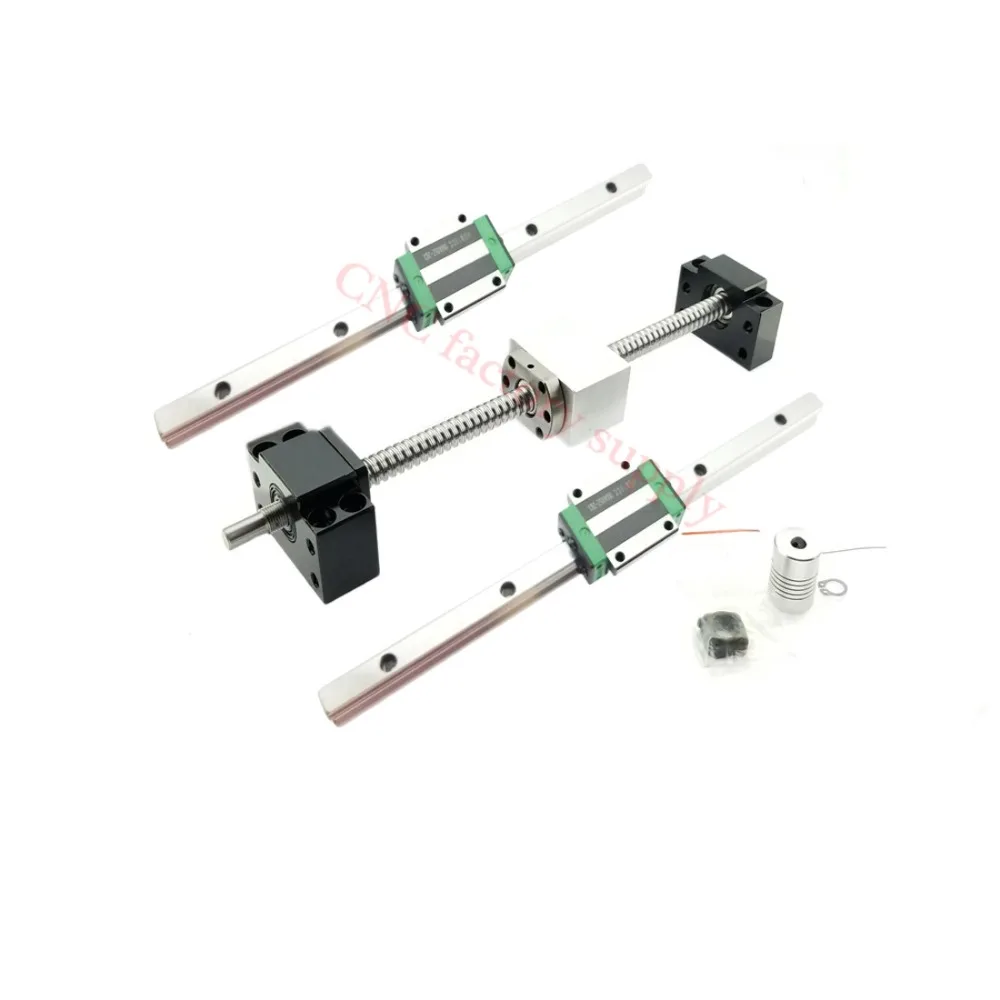 3D печатные части CNC маршрутизатор SFU1605-200 300 SFU1204-L-500mm600mm набор шариковых винтов + HGR15