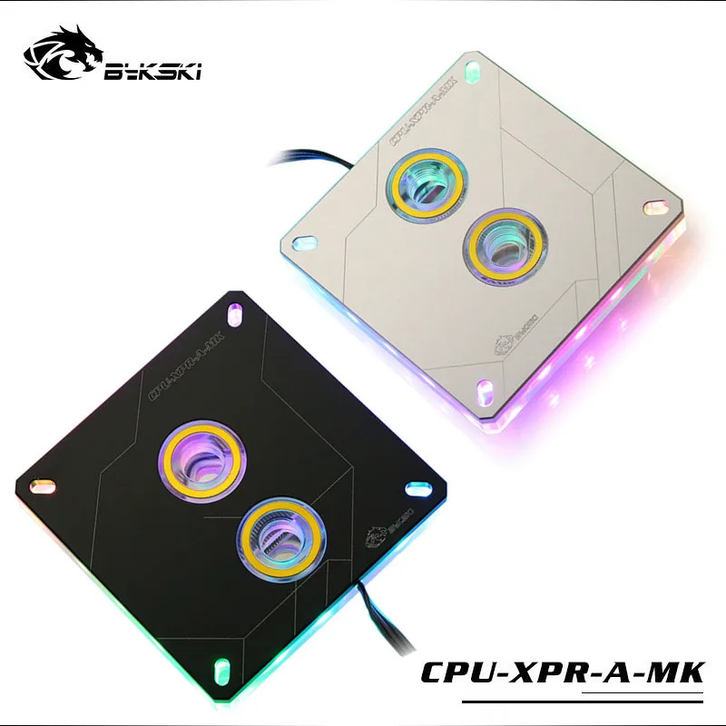 Водяной блок Bykski CPU для INTEL LGA1150 1151 115X 2011 2066 X99 RGB поддержка 5 в 3PIN материнская плата