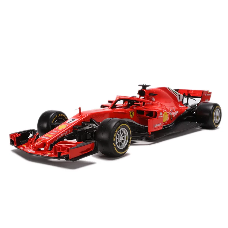 Модель автомобиля из сплава в масштабе 1:18 игрушка для Ferra F1 с управлением рулевым